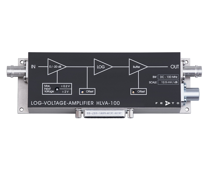 HLVA-100對數(shù)電壓放大器，F(xiàn)emTo HLVA-100電壓放大器