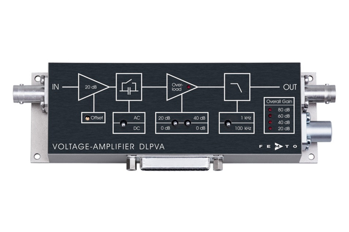 Femto DLPVA低頻電壓放大器，DLPVA-100-BD電壓放大器