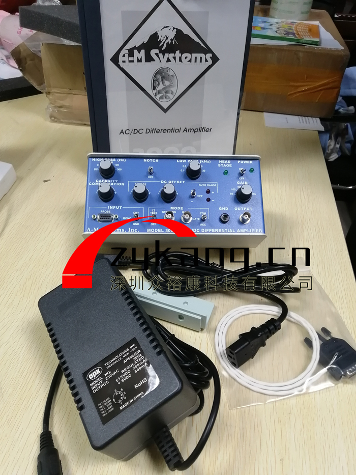 A-M Systems 3000細胞外放大器,3000 AC/DC 差分放大器