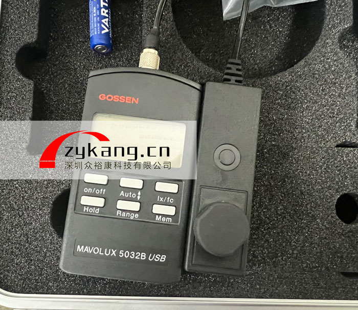 MAVOLUX 5032 B高精度照度計,MAVOLUX 5032 C USB照度計實物圖